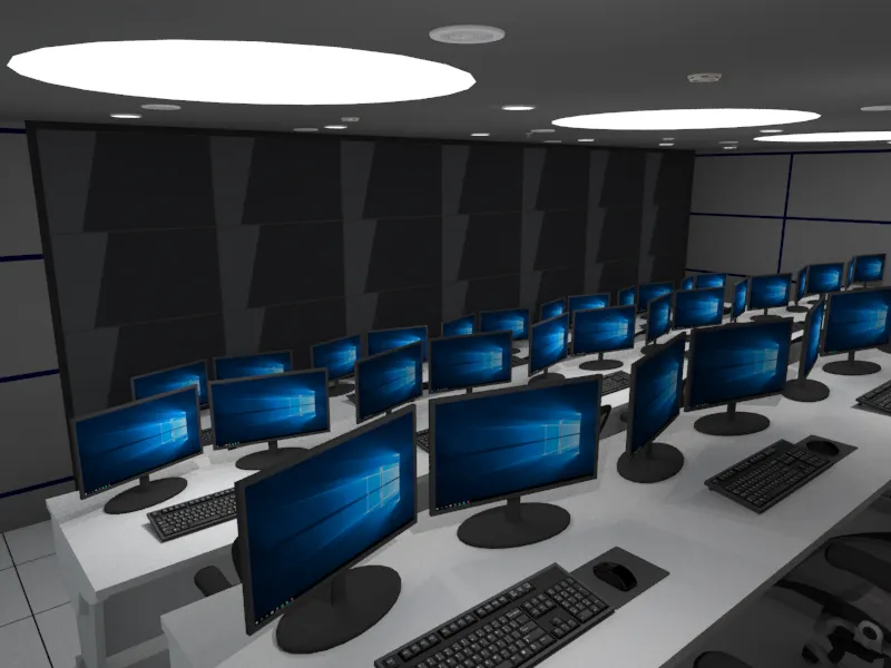 Command center layout design